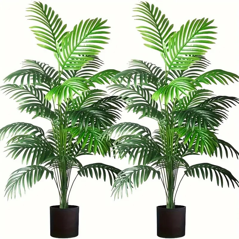 24 Leaves Areca Palm Artificia - Ficus Lyrata Tree review and price